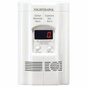 Kidde Nighthawk AC Plug-in Carbon Monoxide & Explosive Gas Detector Digital Display Alarm KN-COEG-3