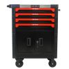 REMOVABLE 4 DRAWERS TOOL CART WITH LOCK