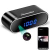 HD 1080P WiFi Alarm Clock Camera Wireless Security Camera Monitor Video Recorder with Night Vision Motion Detection Loop Recording